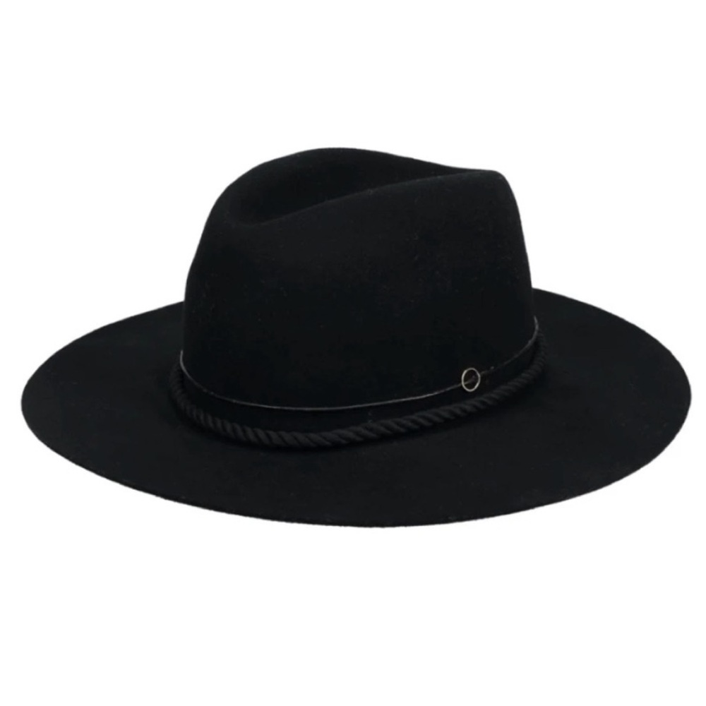 Kin The Label Essential Collection Packable Light Wool Black Hat New With Tags - Picture 2 of 8